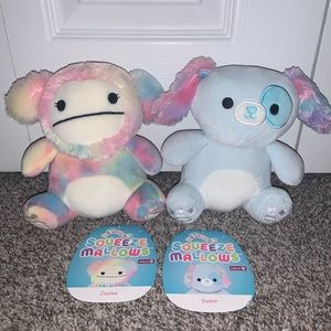 Zaylee Squeezemallow & Demir Squeezemallow Squishmallow Bundle